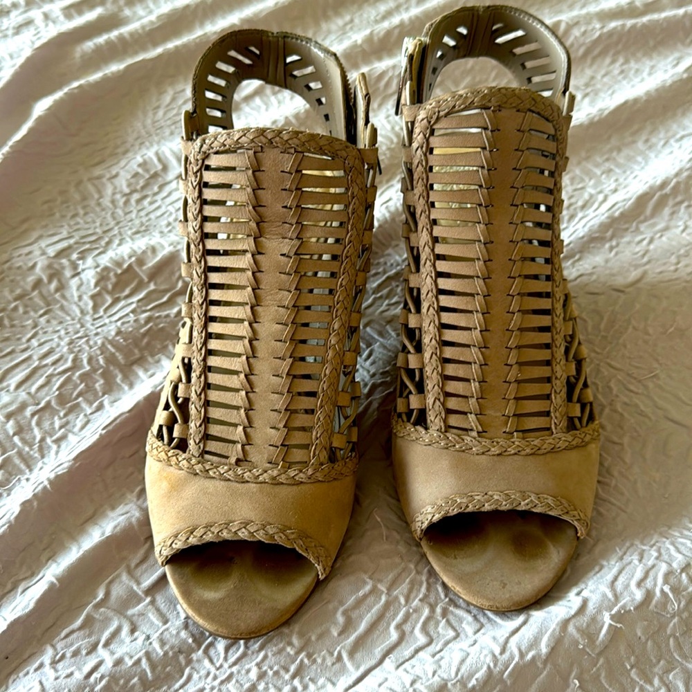 Taupe heels from Vince Camuto, size 8